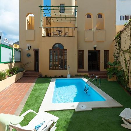 The Yellow House - Solarium - Climatized Pool Galdar Exterior photo